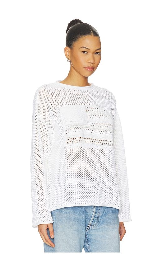 Cotton Blend Crew Neck Pullover Sweater in White. - size L (also in M, S, XS, XXS) - Polo Ralph Lauren - Modalova