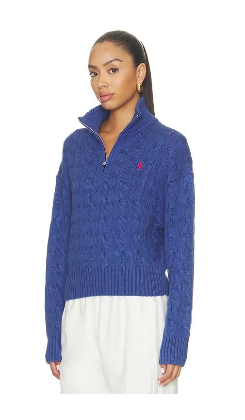 Cotton Long Sleeve Pullover in Blue. - size L (also in M, XL) - Polo Ralph Lauren - Modalova