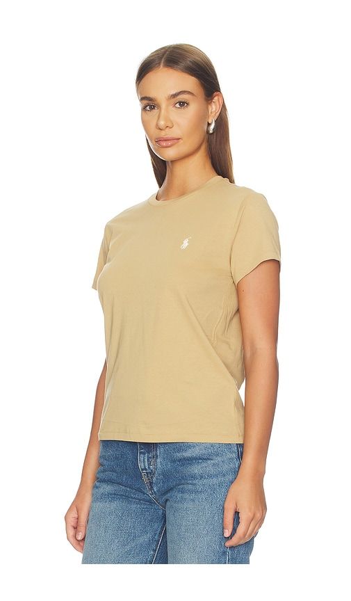 Jersey Crew Neck T-shirt in Brown. - size L (also in XL) - Polo Ralph Lauren - Modalova