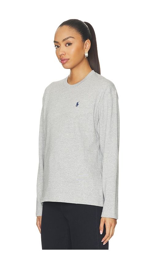 Jersey Long Sleeve T-shirt in Light Grey. - size L (also in M, S, XS) - Polo Ralph Lauren - Modalova