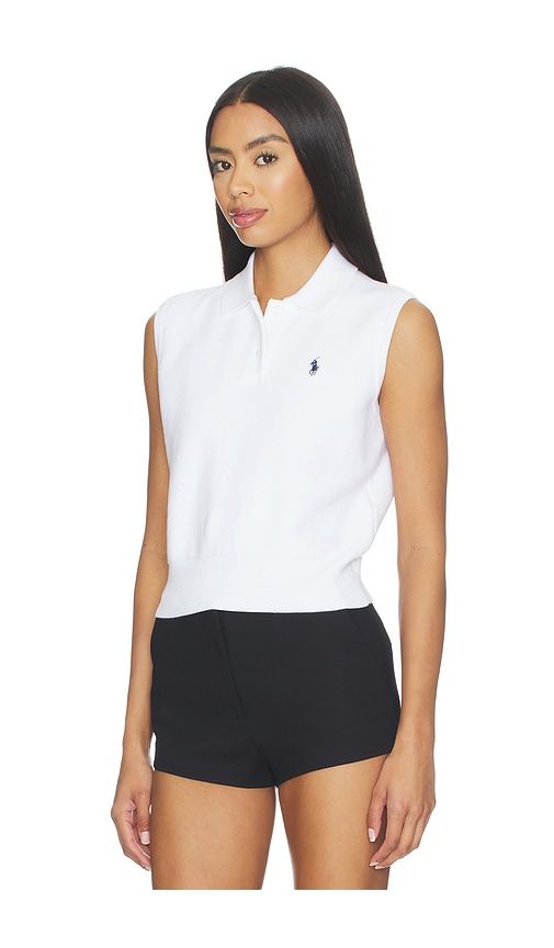 Pima Cotton Sleeveless Polo in . - size L (also in XL) - Polo Ralph Lauren - Modalova