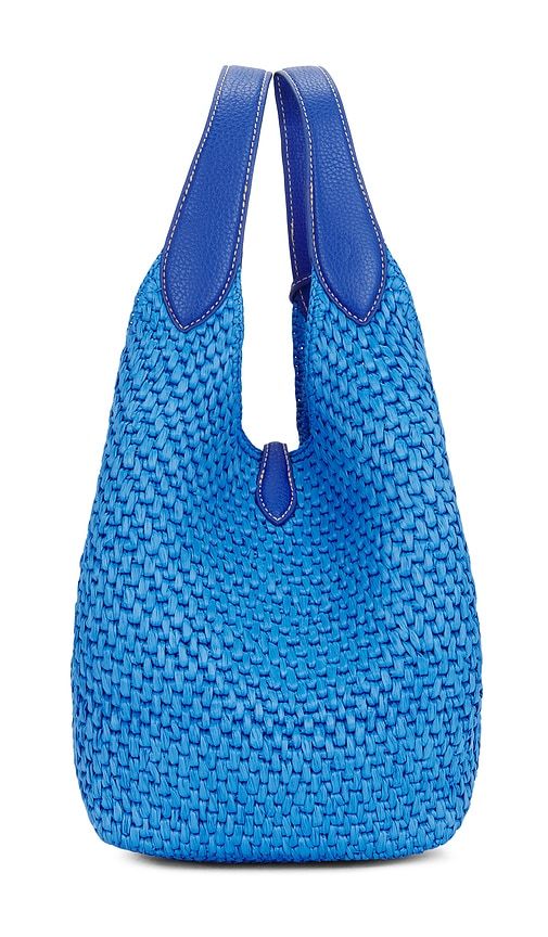 Viscose Raffia Medium Tote in Blue - Polo Ralph Lauren - Modalova