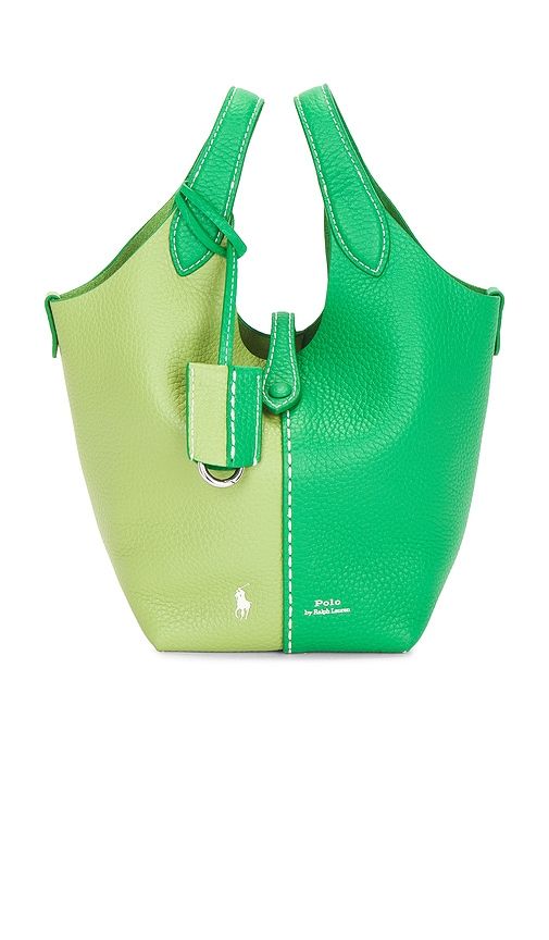 Shiny Drum Pebble Small Crossbody Bag in Green - Polo Ralph Lauren - Modalova