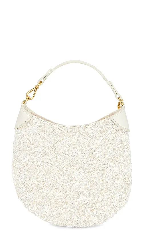 Beaded Pouch Small Shoulder Bag in Ivory - Polo Ralph Lauren - Modalova