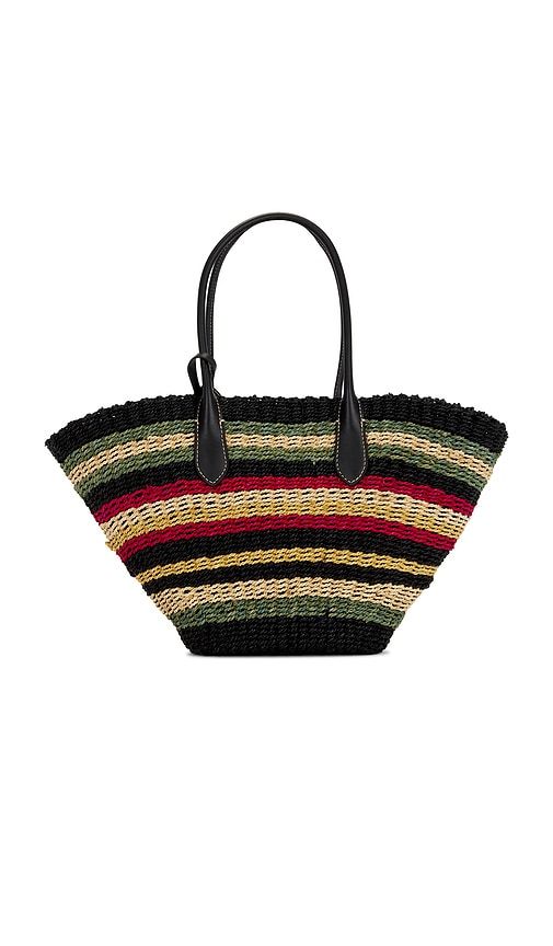 Twist Raffia Tote Bag in Brown - Polo Ralph Lauren - Modalova