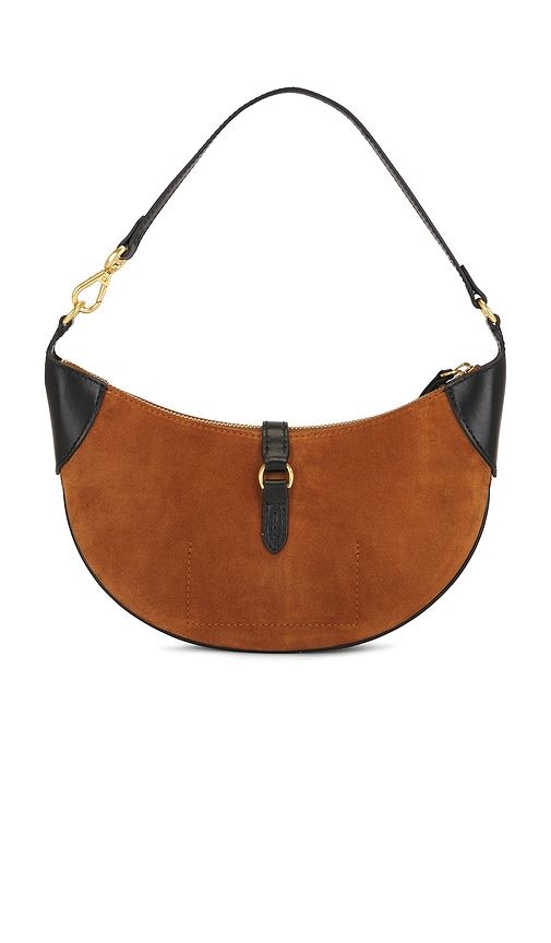 Small Suede Leather Shoulder Bag in Brown - Polo Ralph Lauren - Modalova
