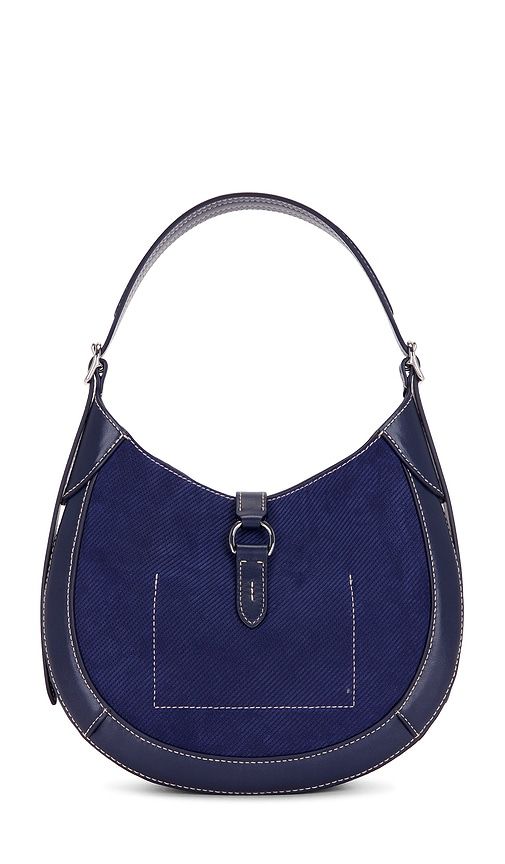 Suede Leather Shoulder Bag in Navy - Polo Ralph Lauren - Modalova