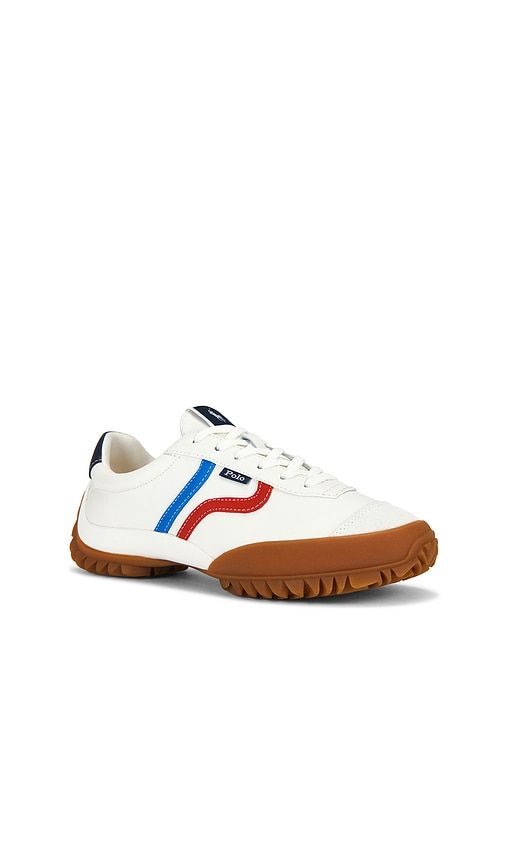 Nappa Leather Low Top Sneakers in White. - size 10 (also in 7, 7.5, 8.5, 9.5) - Polo Ralph Lauren - Modalova