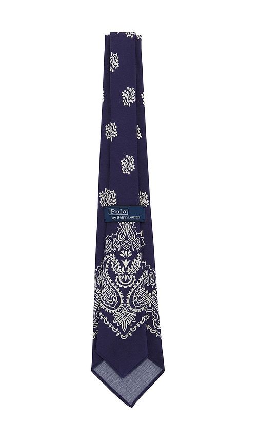 Bandana Print Woven Neck Tie in Blue - Polo Ralph Lauren - Modalova