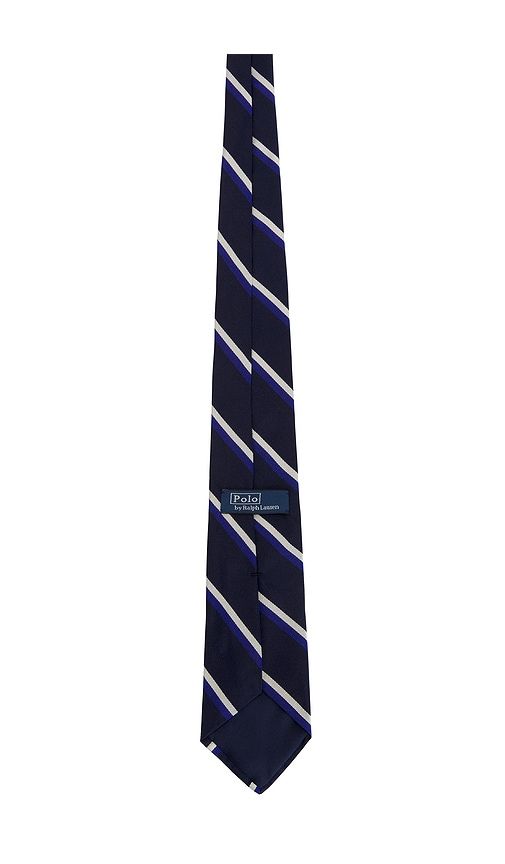 Double Stripe Woven Neck Tie in Blue - Polo Ralph Lauren - Modalova
