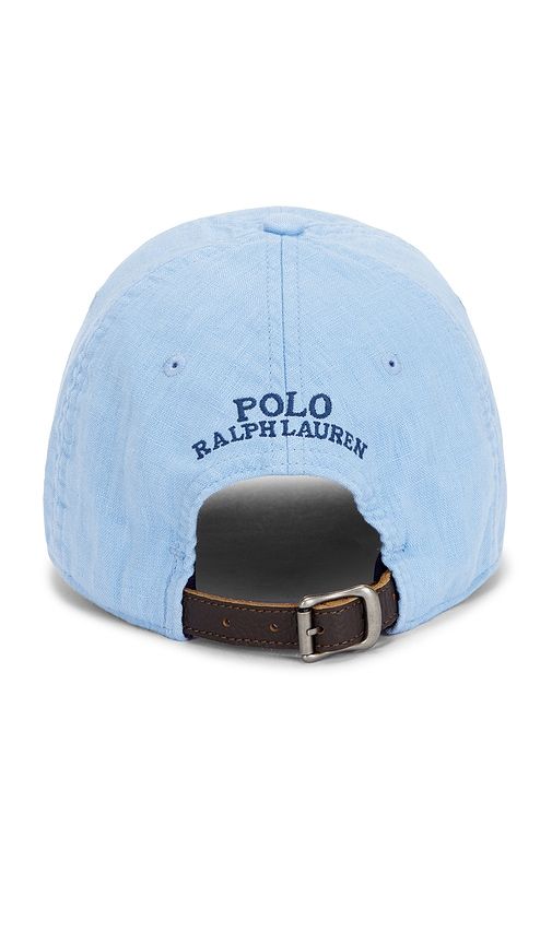 Novelty Bear Linen Ball Cap in Baby Blue - Polo Ralph Lauren - Modalova
