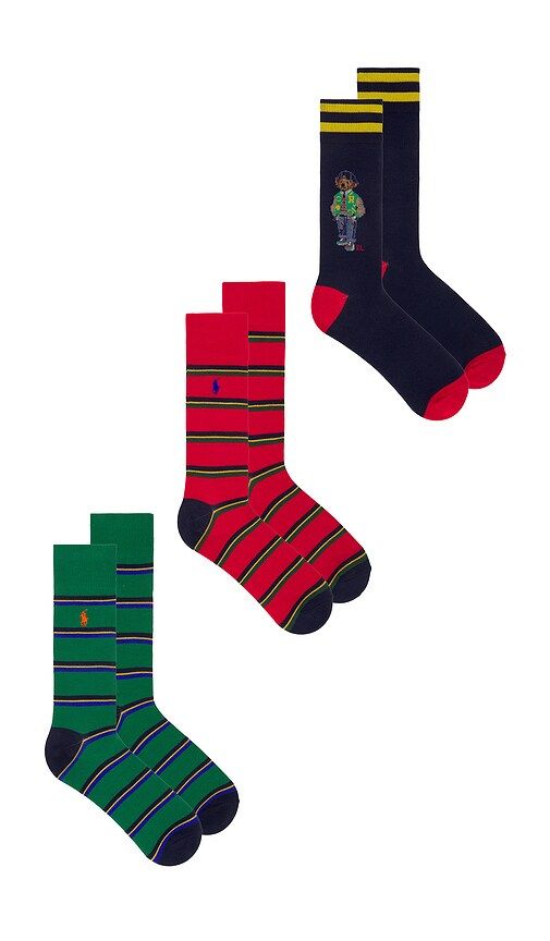Heritage Bear Socks Gift Box in Multi - Polo Ralph Lauren - Modalova