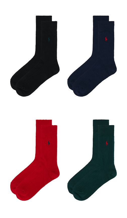 Merino Wool Slack Socks 4-Pack Giftbox in Multi - Polo Ralph Lauren - Modalova