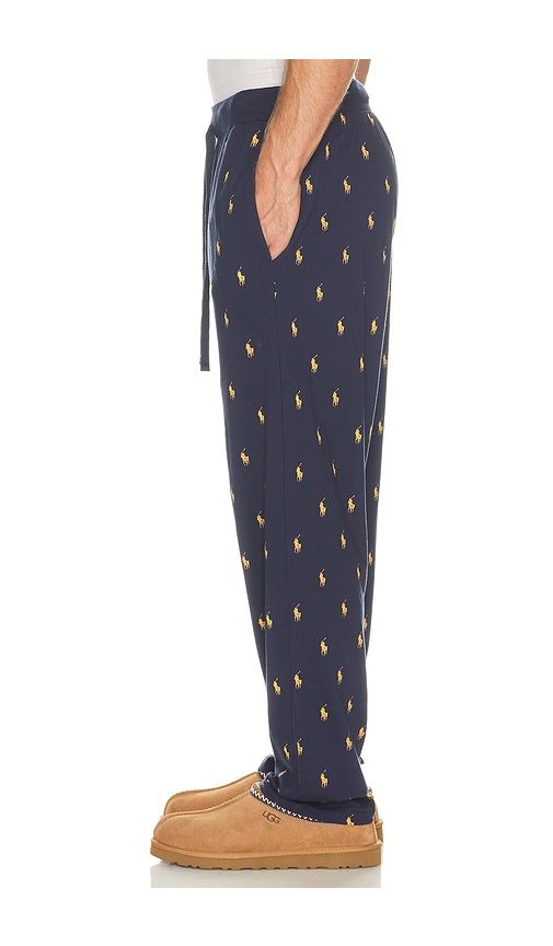 Rib Waistband PJ Pant in Navy. - size S (also in M, L) - Polo Ralph Lauren - Modalova