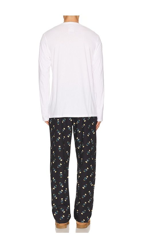 Long Sleeve Crew & Woven Pj Pant Bear Set in White. - size L (also in M, S, XL/1X) - Polo Ralph Lauren - Modalova