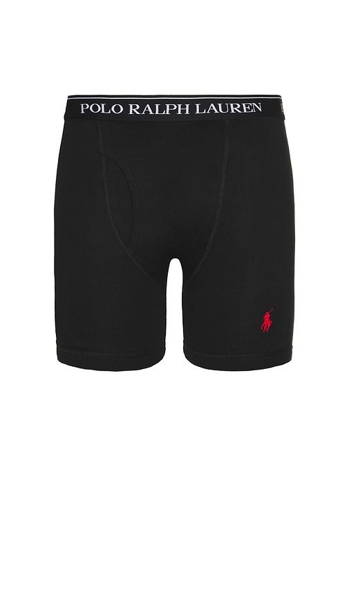 Classic Fit Cotton 3 Pack Boxer Brief in Black. - size L (also in M, S) - Polo Ralph Lauren - Modalova