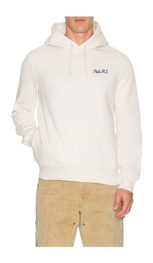 Fleece Polo Script Heritage Bear Hoodie in White. - size S (also in XXL/2X) - Polo Ralph Lauren - Modalova
