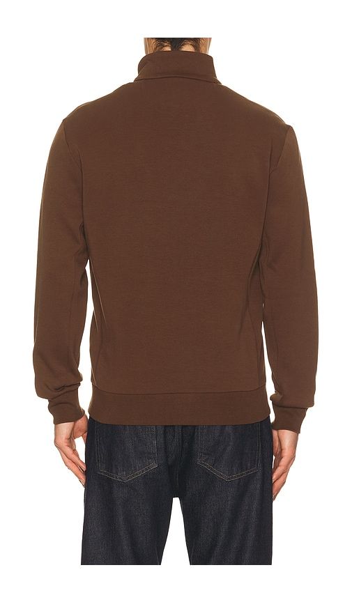 Long Sleeve Double Knit Tech Snap Mocknock Pullover in Brown. - size S (also in XXL/2X) - Polo Ralph Lauren - Modalova
