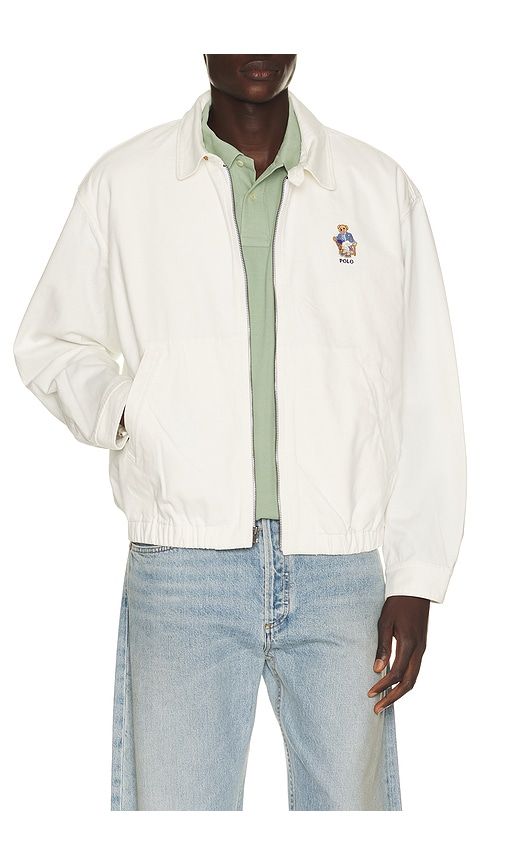 Novelty Bear Windbreaker in White. - size M (also in L, XL/1X, XXL/2X) - Polo Ralph Lauren - Modalova