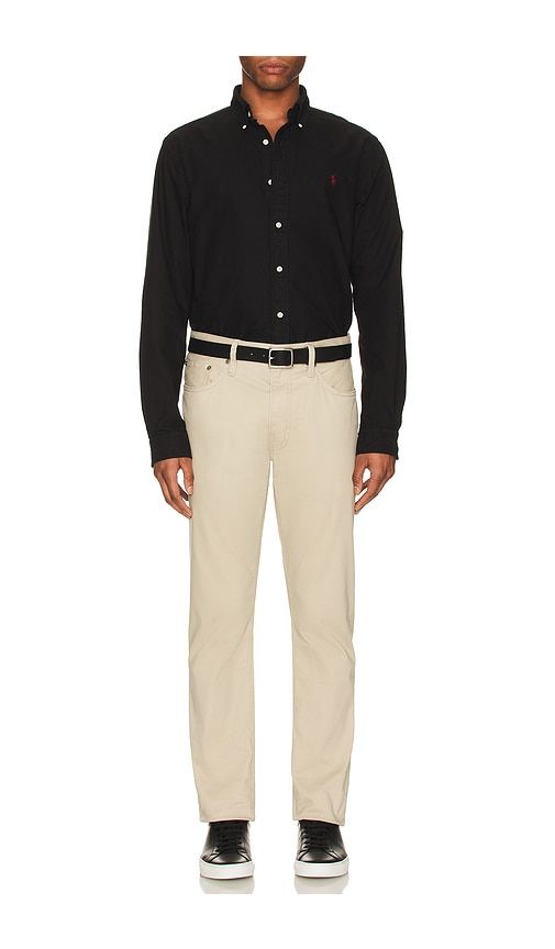 Garment Dyed Oxford Shirt in Black in Black. - size S (also in XL/1X) - Polo Ralph Lauren - Modalova