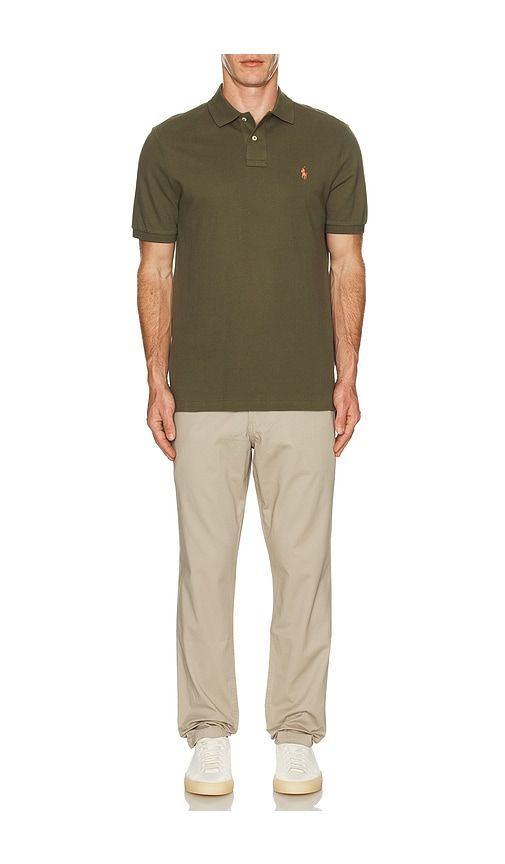 Mesh Short Sleeve Polo in Olive. - size L (also in M, S, XL/1X, XXL/2X) - Polo Ralph Lauren - Modalova