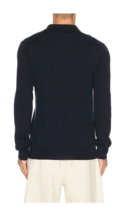 Long Sleeve Merino Wool Button Placket Polo Sweater in Navy. - size S (also in XL/1X) - Polo Ralph Lauren - Modalova