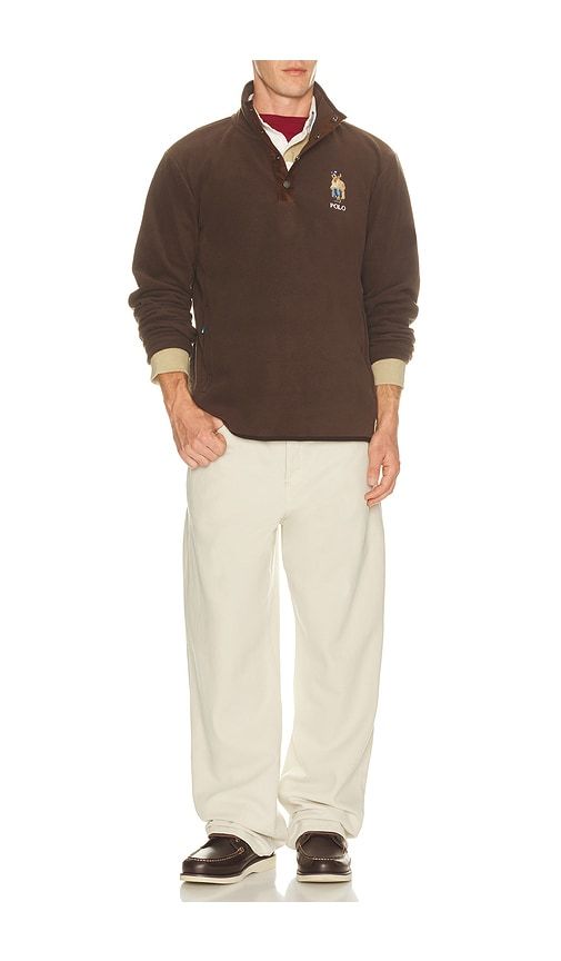 Long Sleeve Basic Mesh Litchfield Bear Rugby Polo in . Taglia L. Also in XL/1X, XXL/2X - Polo Ralph Lauren - Modalova