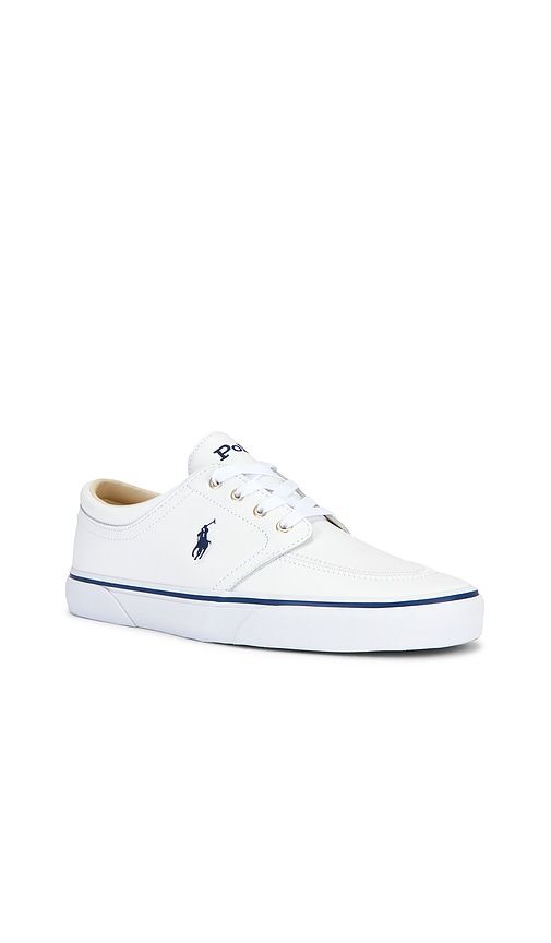 Faxon Solid Leather Low Top Sneaker in . - size 7 (also in 8, 9) - Polo Ralph Lauren - Modalova