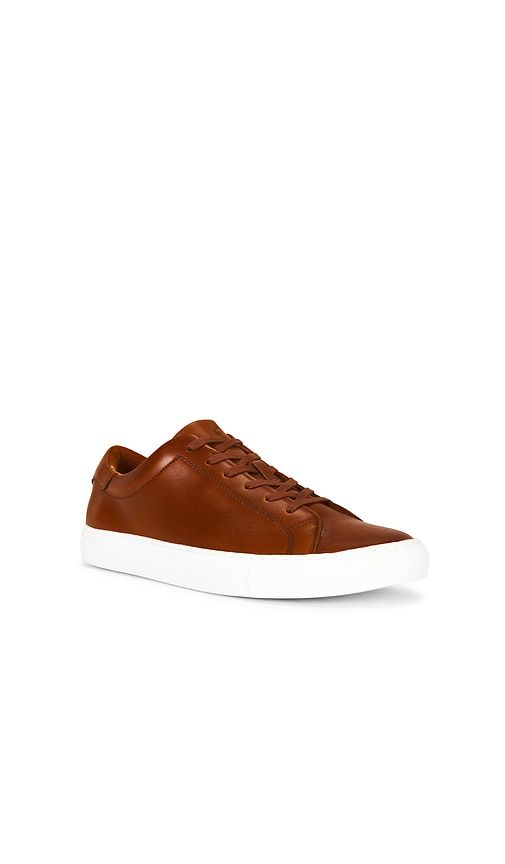 Jermain II Leather Low Top Sneaker in Brown. - size 8 (also in 9, 10, 11, 12, 13) - Polo Ralph Lauren - Modalova