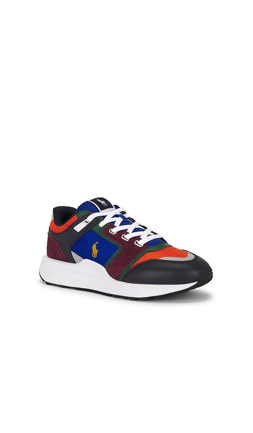 Train 89 V2 Leather & Suede Low Top Sneaker in Multi. - size 10 (also in 11, 12, 13, 8, 9) - Polo Ralph Lauren - Modalova