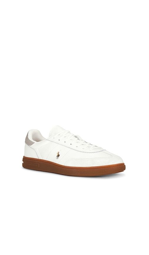 Bedford Leather And Suede Sneaker in White. - size 10 (also in 11, 12, 13, 7, 8, 9) - Polo Ralph Lauren - Modalova