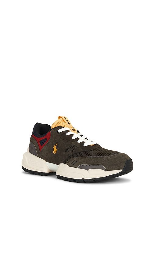 Polo Jogger Low Top Sneaker in Dark Green. - size 7 (also in 12, 13) - Polo Ralph Lauren - Modalova