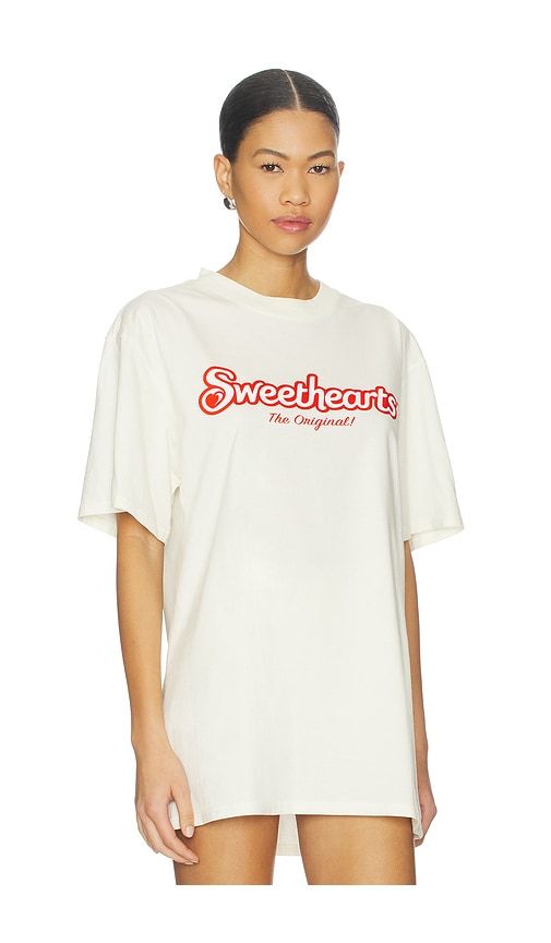 Sweethearts Hey There Tee in Cream. - size L (also in M, S, XL/1X) - Philcos - Modalova