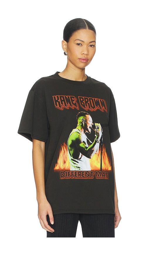 Kane Brown Flames Tee in Black. - size L (also in M, S, XL/1X) - Philcos - Modalova
