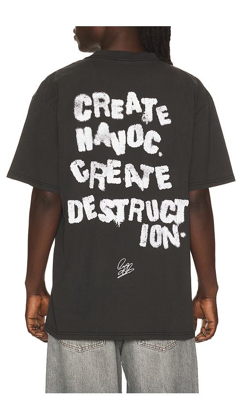 Dennis Rodman Create Havoc Tee in Black. - size L (also in M, S, XL/1X) - Philcos - Modalova