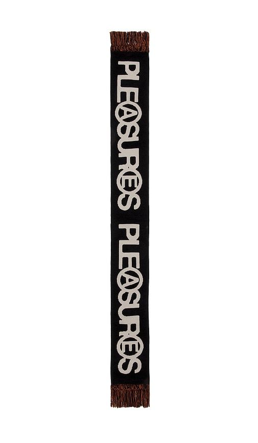Pleasures Zine Scarf in Black - Pleasures - Modalova