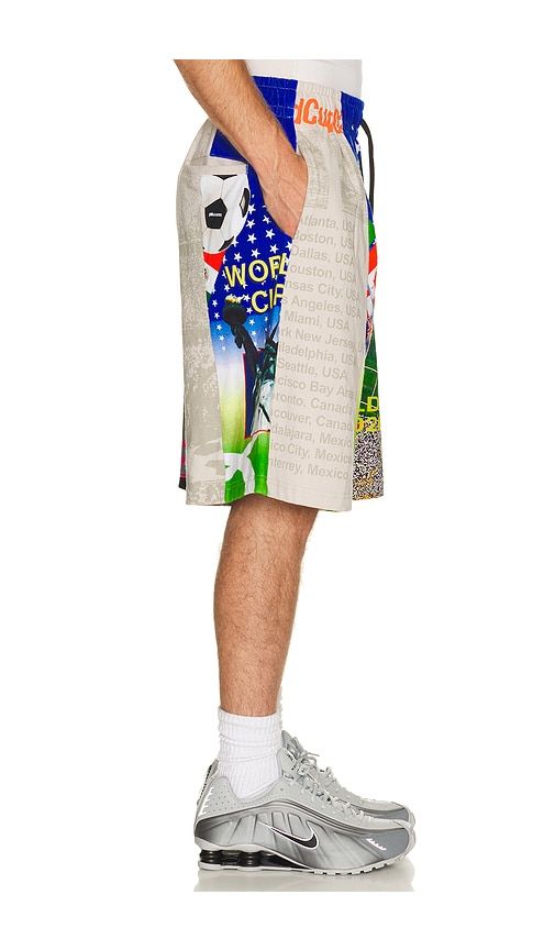 World Cup Wide Shorts in Blue. - size L (also in M, S, XL/1X) - Pleasures - Modalova