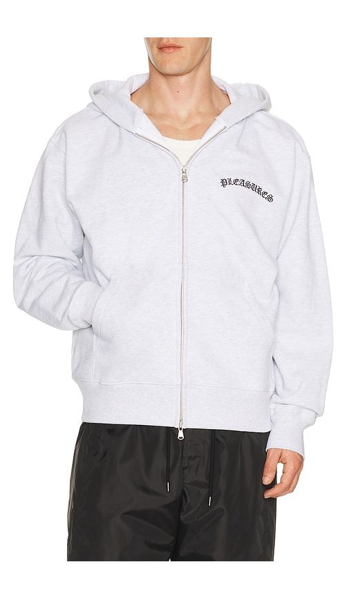 Neural Zip Hoodie in Grey. - size M (also in XL/1X) - Pleasures - Modalova