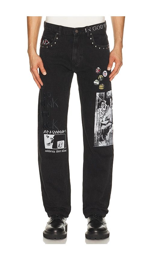 X Dead Kennedys DIY Straight Leg Pants in . - size 28 (also in 30, 32, 34) - Pleasures - Modalova