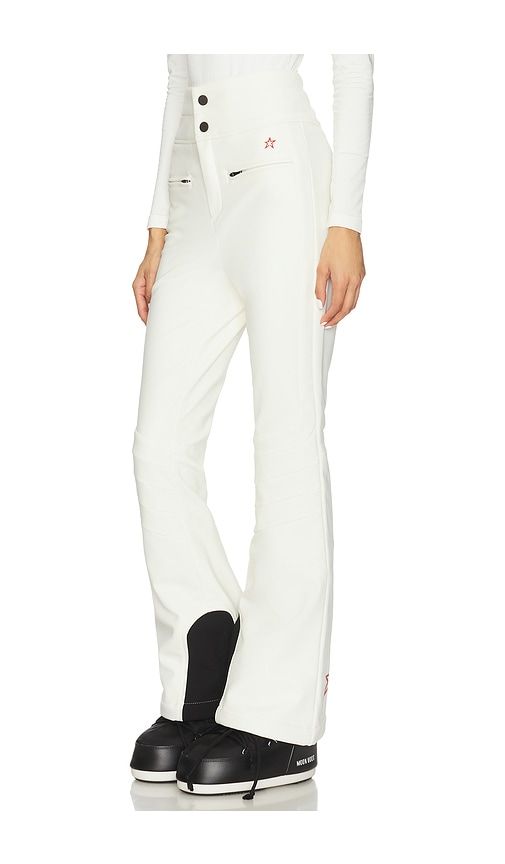 Aurora High Waisted Ski Pant in White. - size L (also in M, S, XS) - Perfect Moment - Modalova