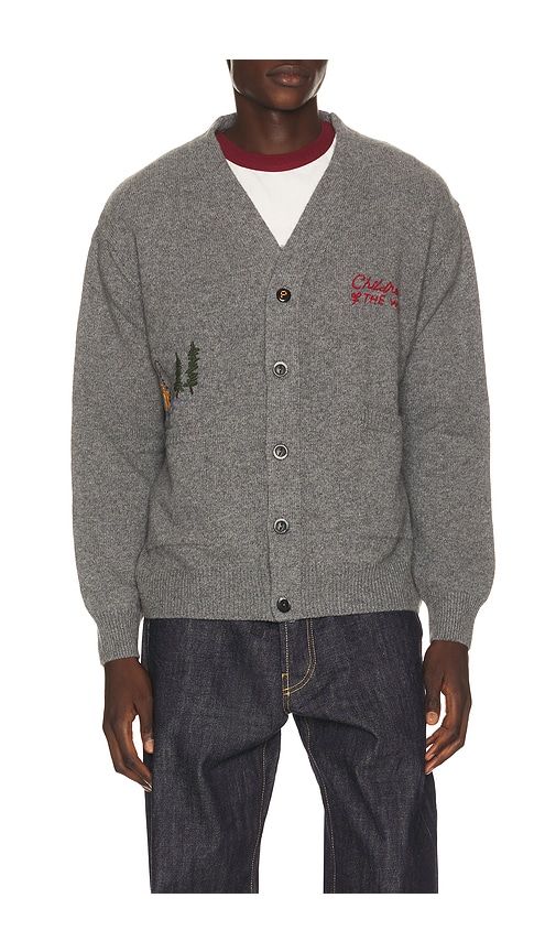 P's Wool Hand Embroidery Cardigan Sweater in . - size L (also in M, S, XL/1X) - President's - Modalova