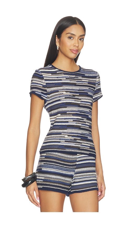 Proenza Schouler Veya Knit Tee in Navy. - size M (also in S, XS) - Proenza Schouler White Label - Modalova