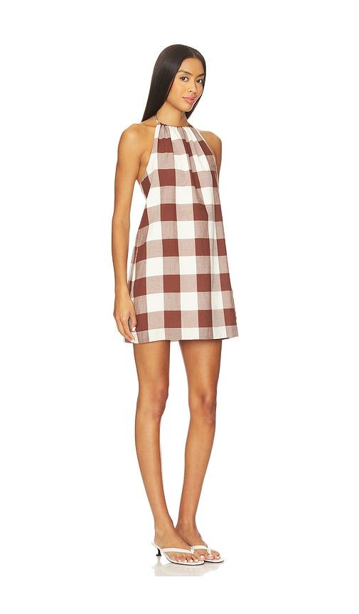 Callie Mini Dress in Brown. - size L (also in M, S, XL) - Posse - Modalova