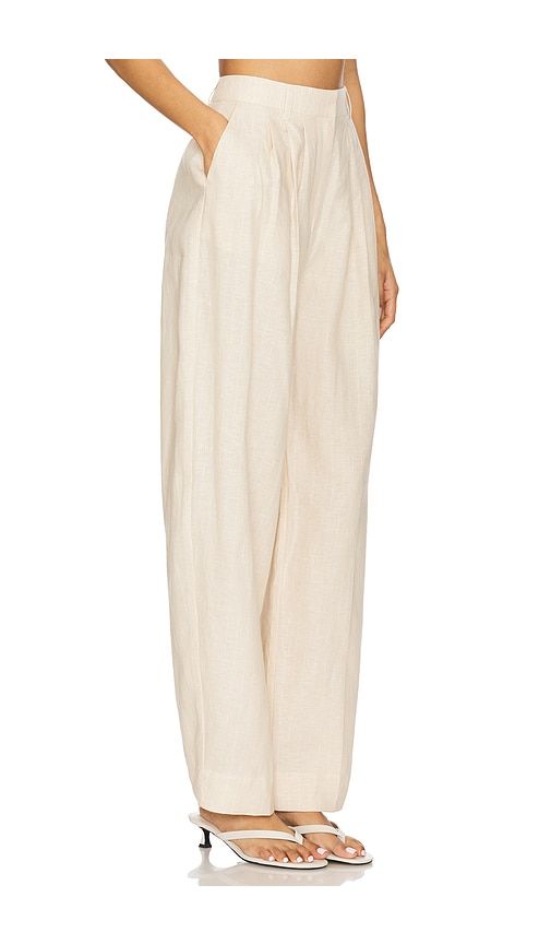 Lucille Trouser in Beige. - size M (also in S, XS) - Posse - Modalova