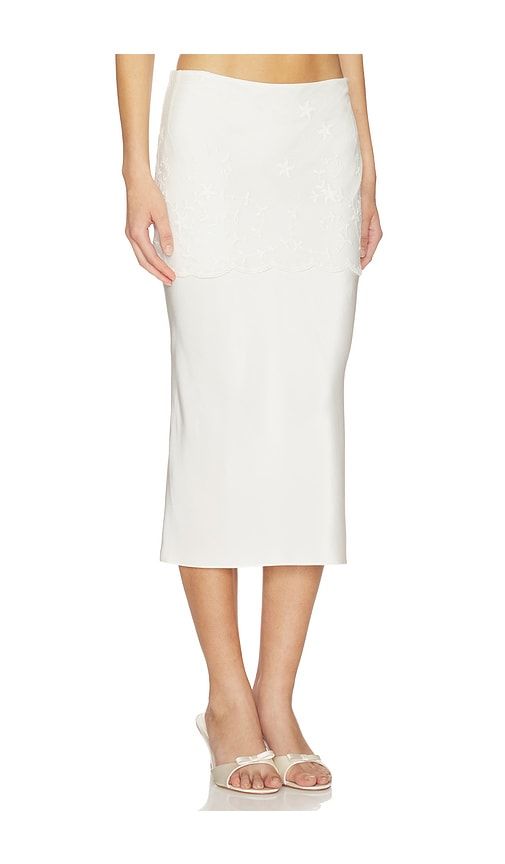 Cove Skirt in White. - size L (also in M, S, XL, XS) - Posse - Modalova