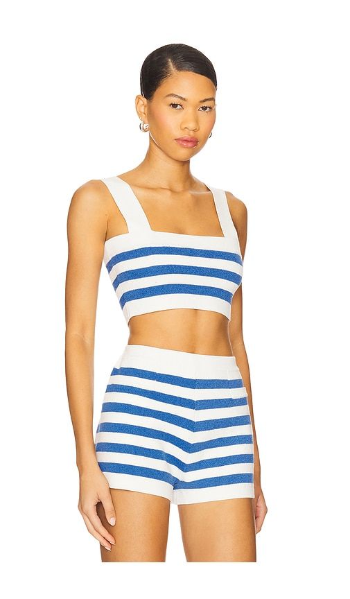 Ari Crop Top in Blue. - size L (also in S, XL, XS) - Posse - Modalova
