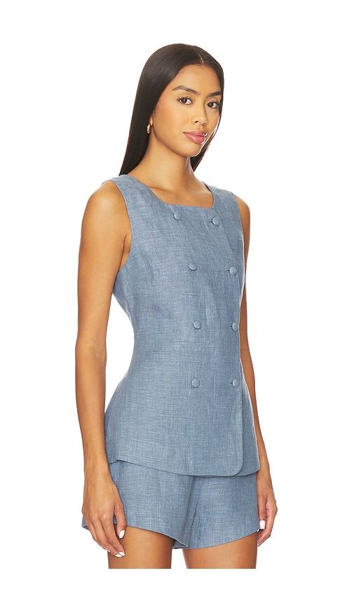 Thea Vest in Blue. - size L (also in M, XS) - Posse - Modalova
