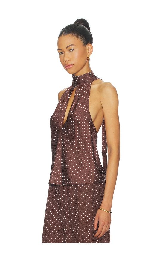 Phoebe Top in Brown. - size L (also in M, S, XS) - Posse - Modalova