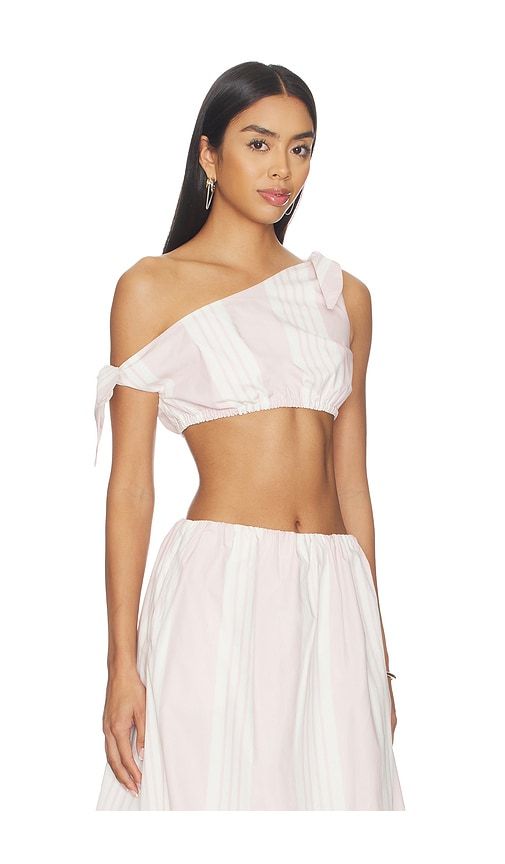 Rosie Tie Top in Pink. - size M (also in S, XS, XXS) - Posse - Modalova