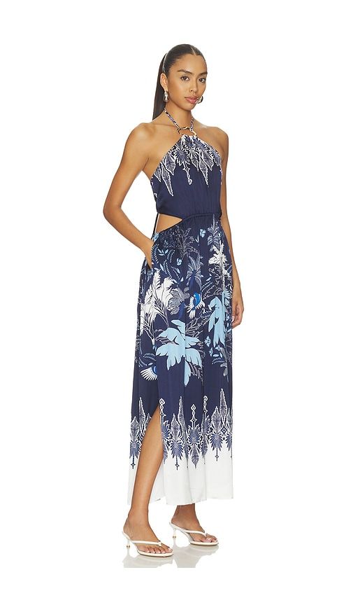 Isore Long Dress in Navy. - size L (also in M, S) - Poupette St Barth - Modalova